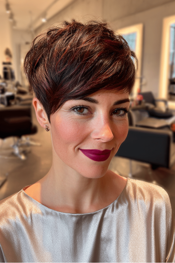 Mahogany Red Velvet Hair