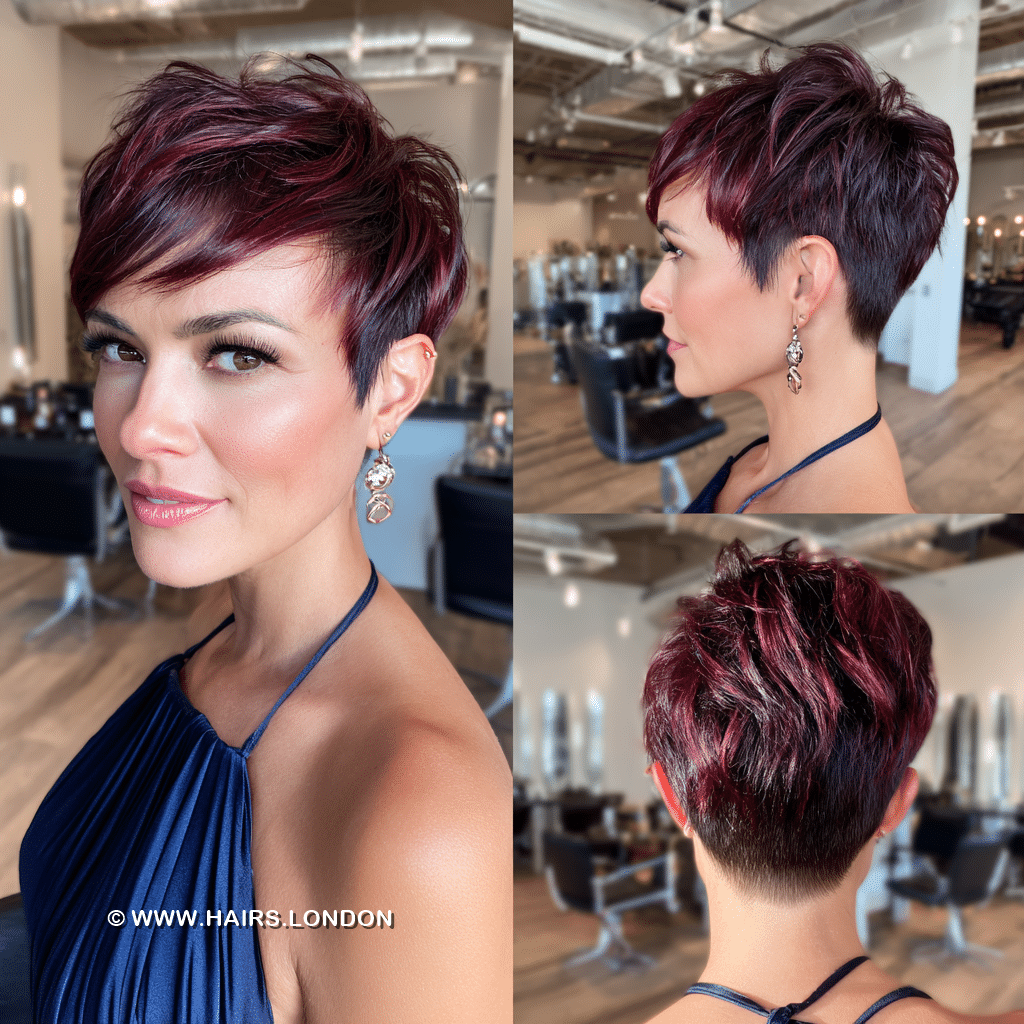 Black Cherry Plum Hair