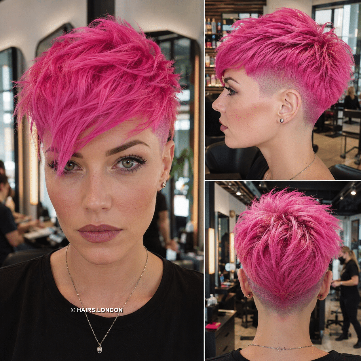 Electric Fuchsia Rebel Hair