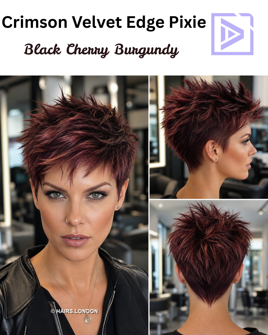Black Cherry Burgundy Hair