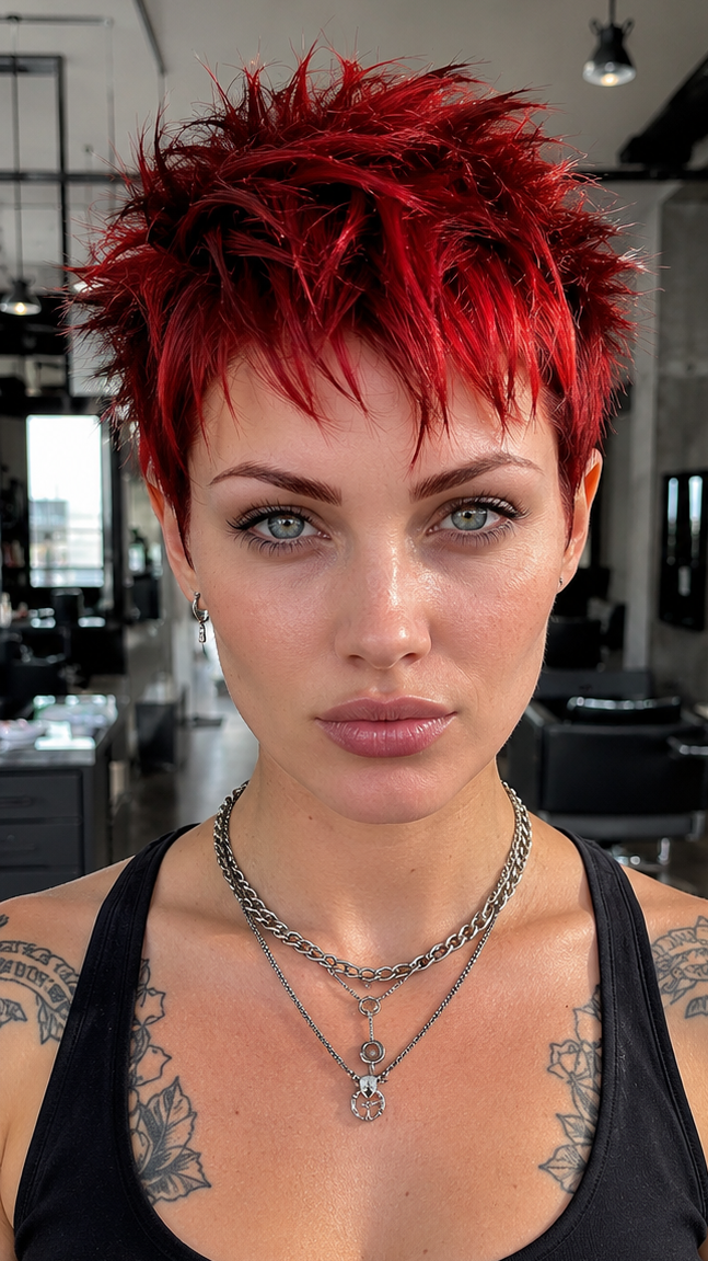 Crimson Ruby Red Hair