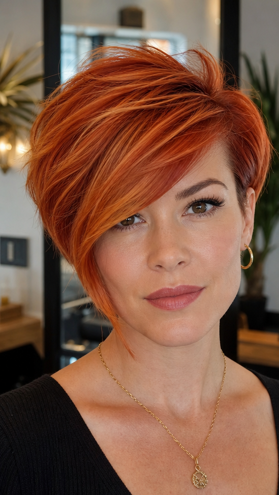 Burnished Copper Glow Hair
