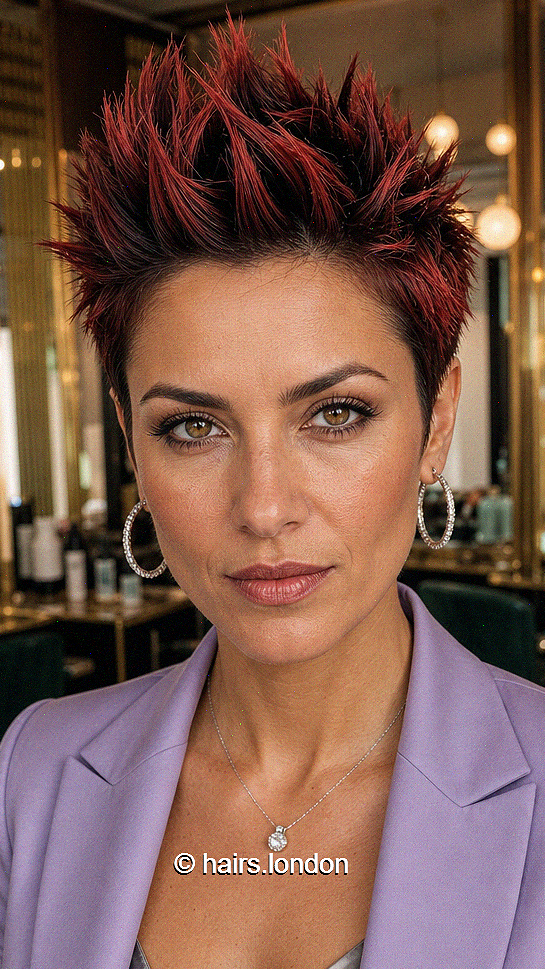 38 Trendy Pixie Cuts for Every Vibe Crimson Cherry Red Hair