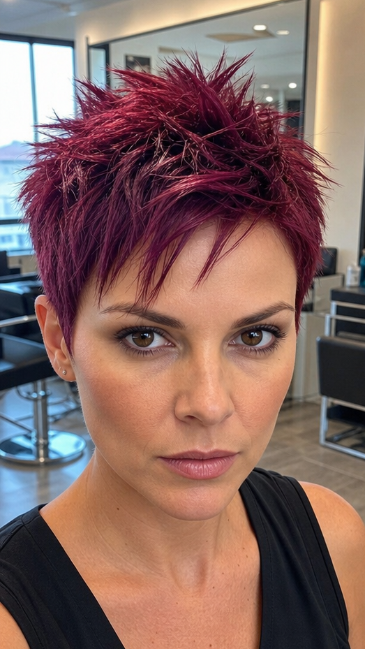 39 Pixie Hair Color Ideas For A Fresh Look Velvet Mulberry Plum Hair