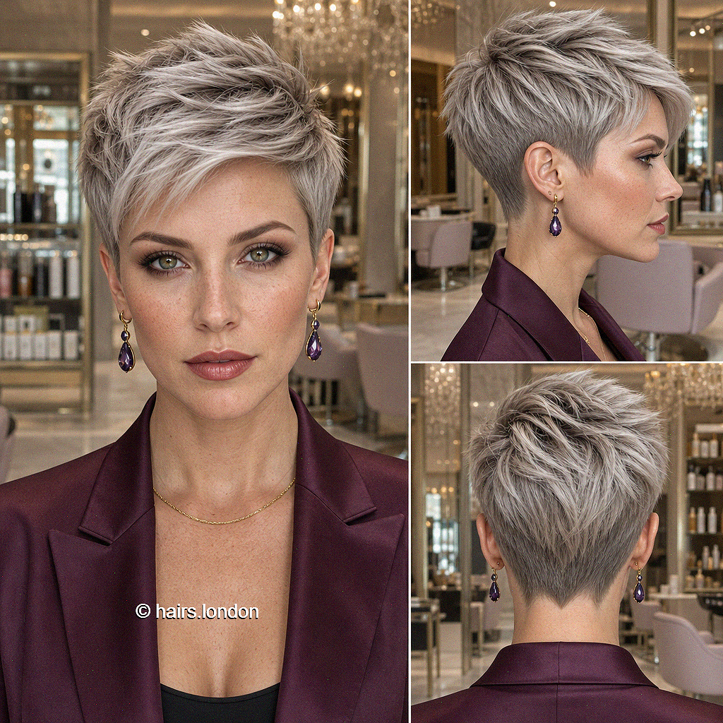 Smoky Mushroom Silver Hair