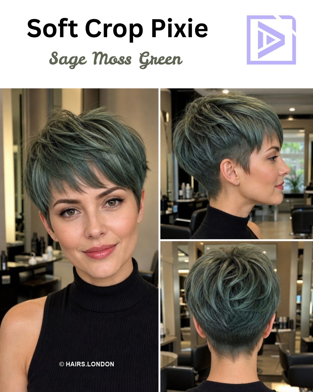 Sage Moss Green Hair