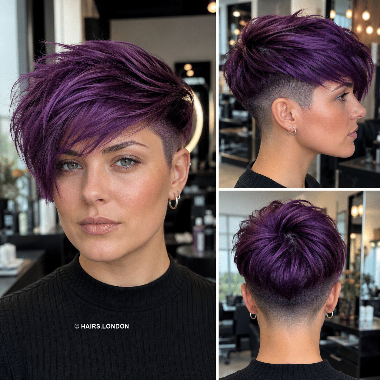 Royal Amethyst Edge Hair