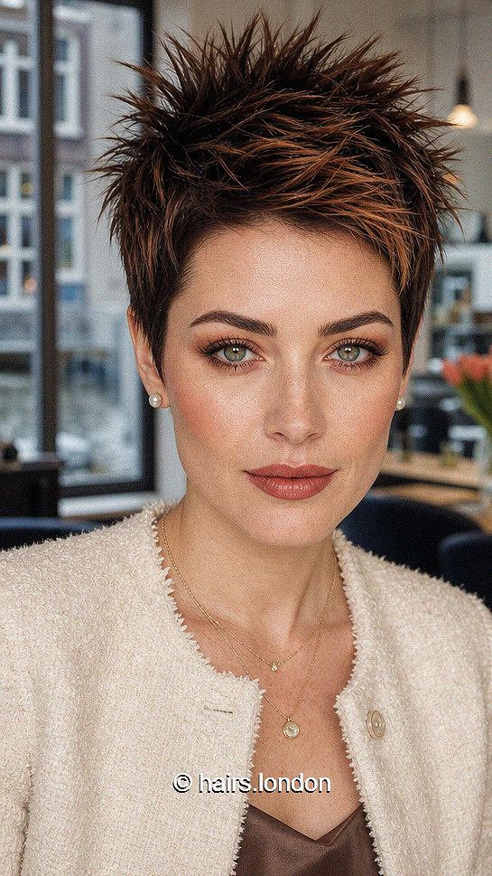 46 Pixie Hair Color Ideas For A Fresh Look Toasted Cinnamon Espresso Hair