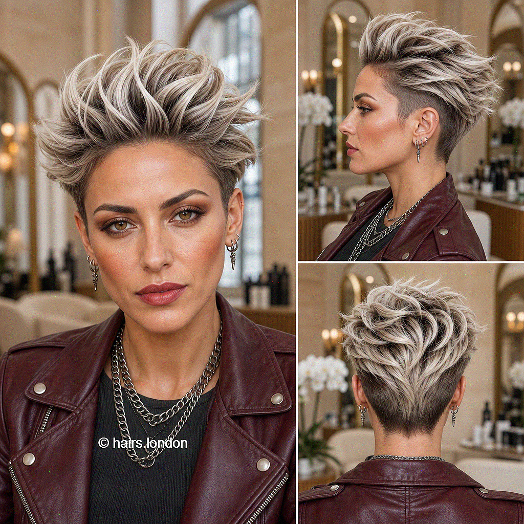 47 Stunning Pixie Haircuts for Fall 2026 That Redefine Short Hair Frosted Champagne Silver Hair