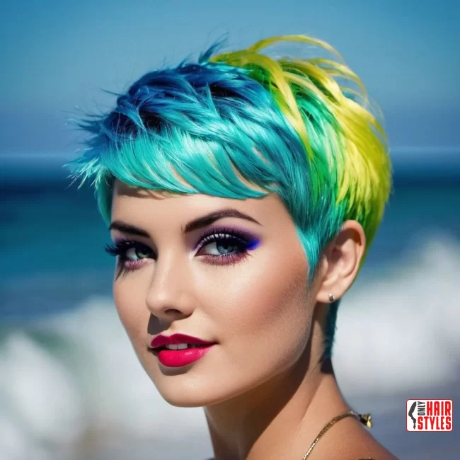 5. The Pixie with a Splash of Color