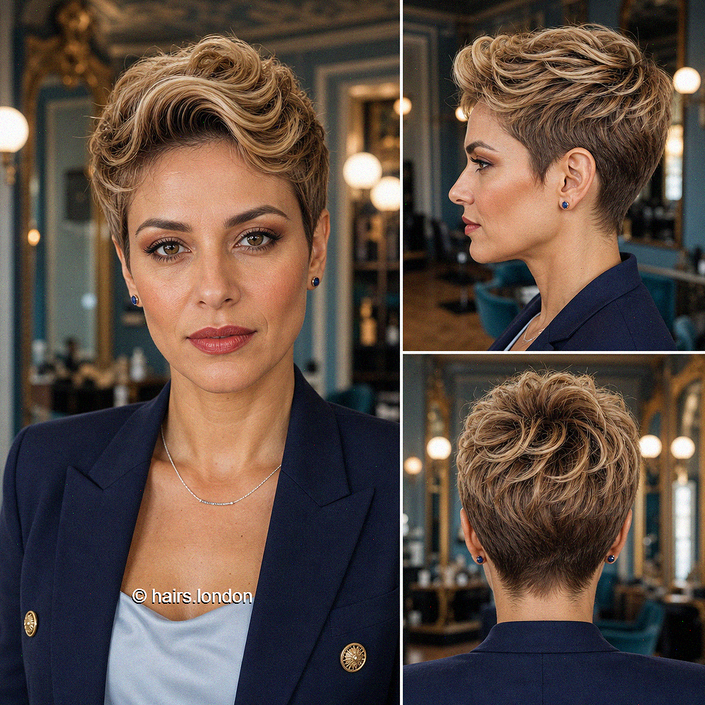 56+ Creative Undercut Pixie Hairstyles to Copy in 2026 Golden Caramel Blonde Hair