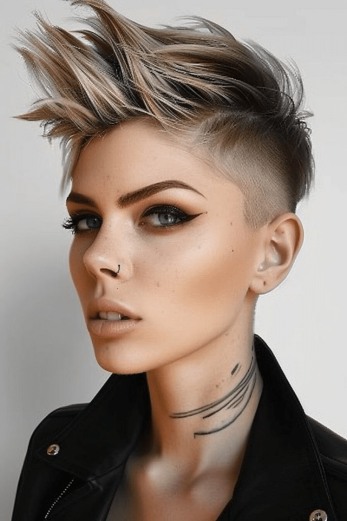 7. High-Volume Pixie with Spiked Texture
