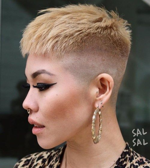 8. Pixie with Long Bangs