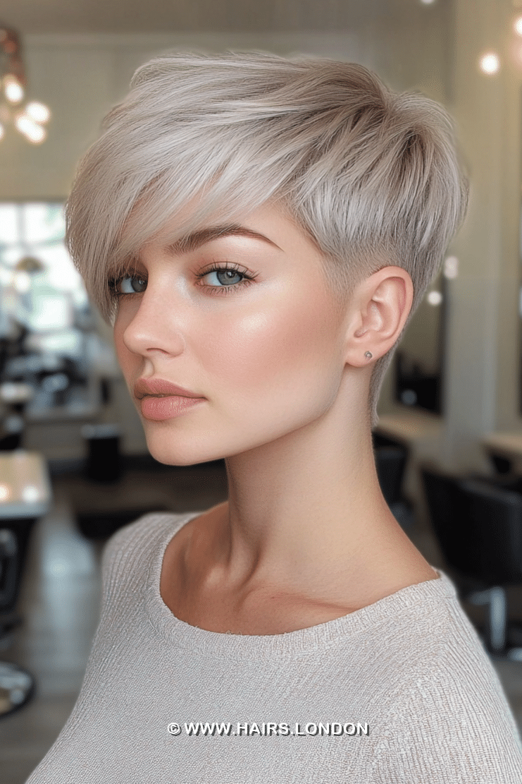 Cool Silver Ash Blonde Hair