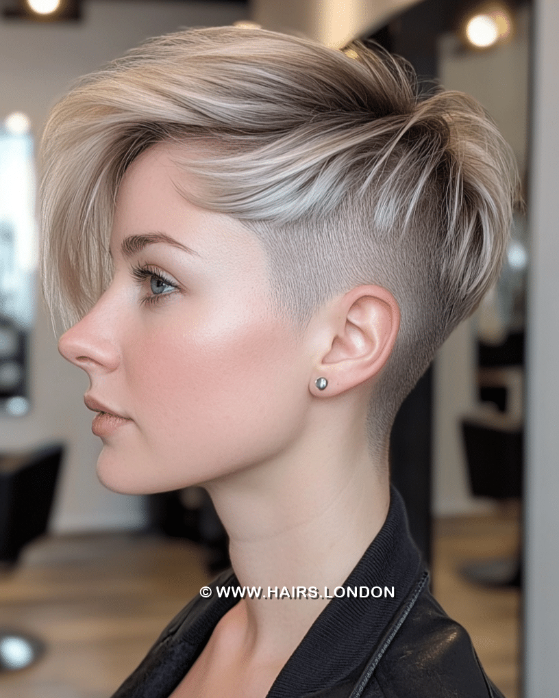 Icy Silver Blonde Hair