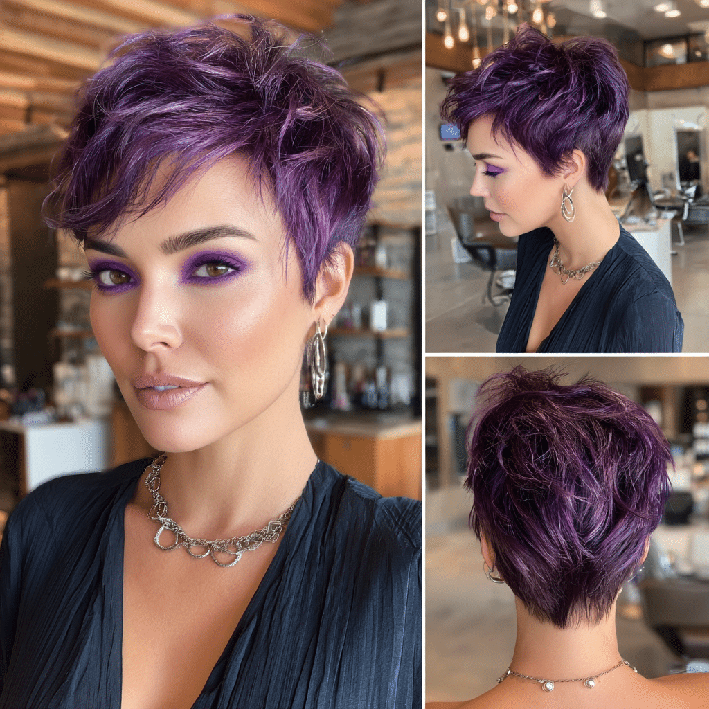 Royal Amethyst Purple Hair