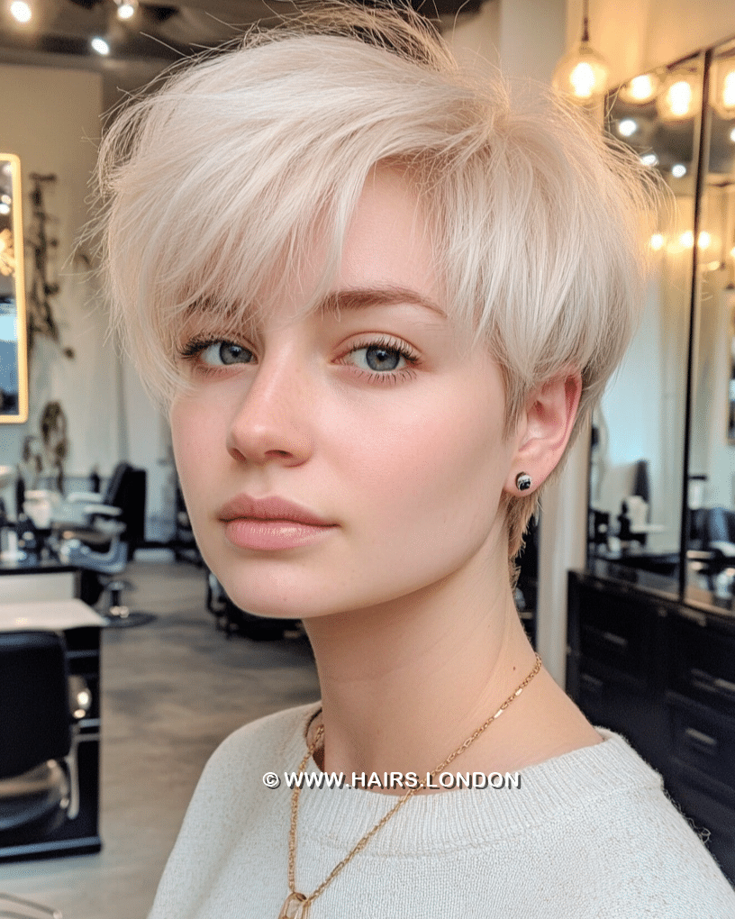 Soft Platinum Blonde Hair