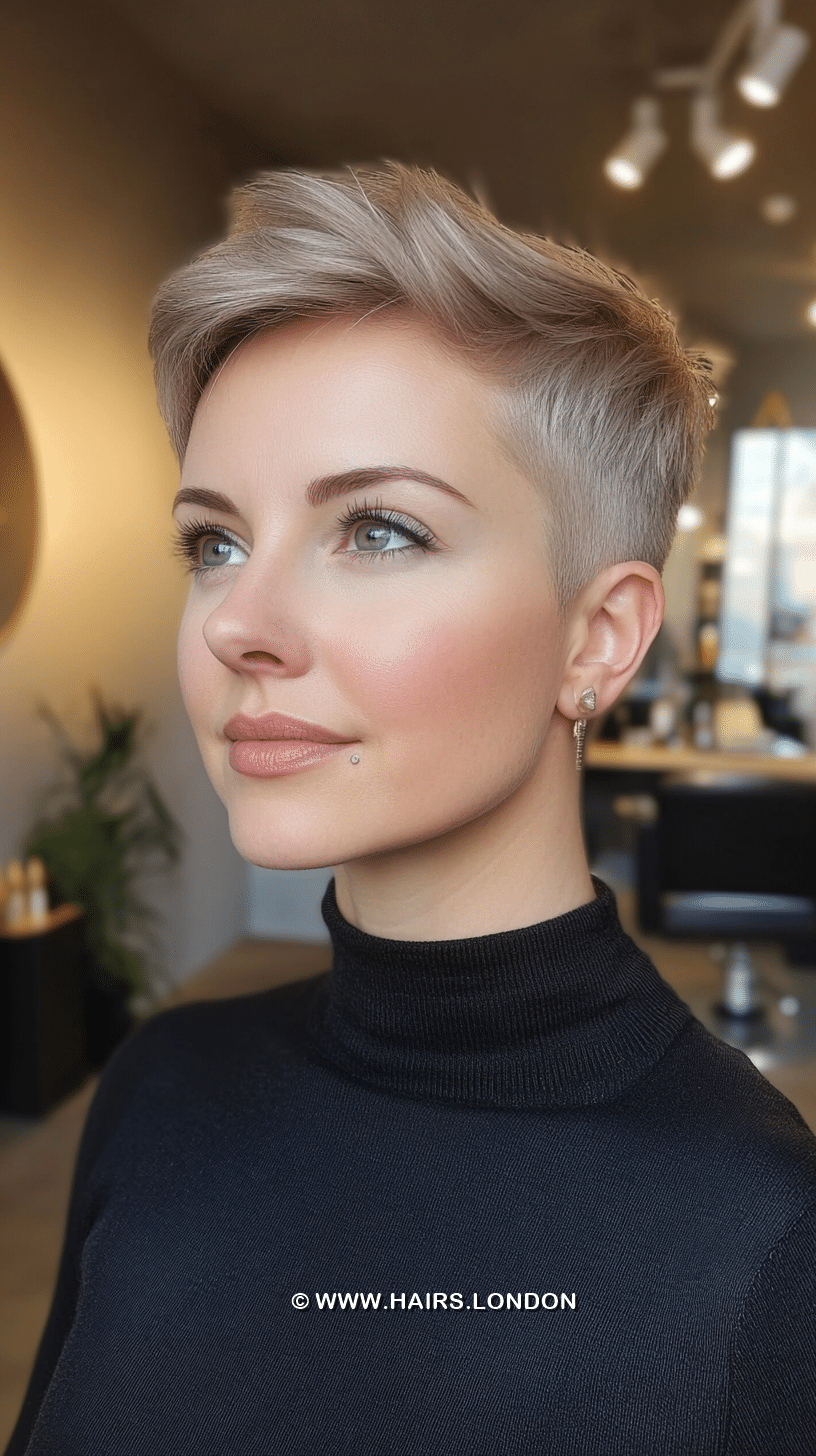 Soft Smoky Silver Blonde Hair