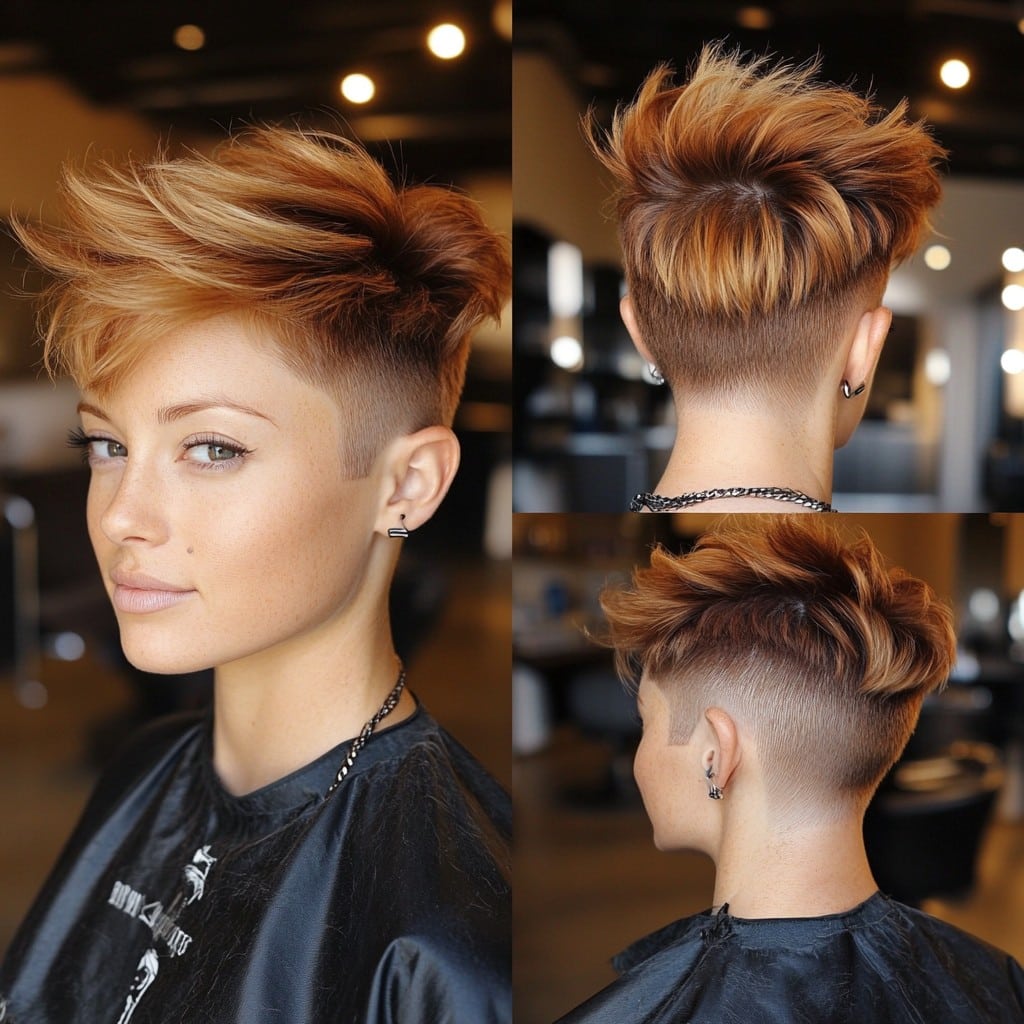 Spiced Golden Copper Hair