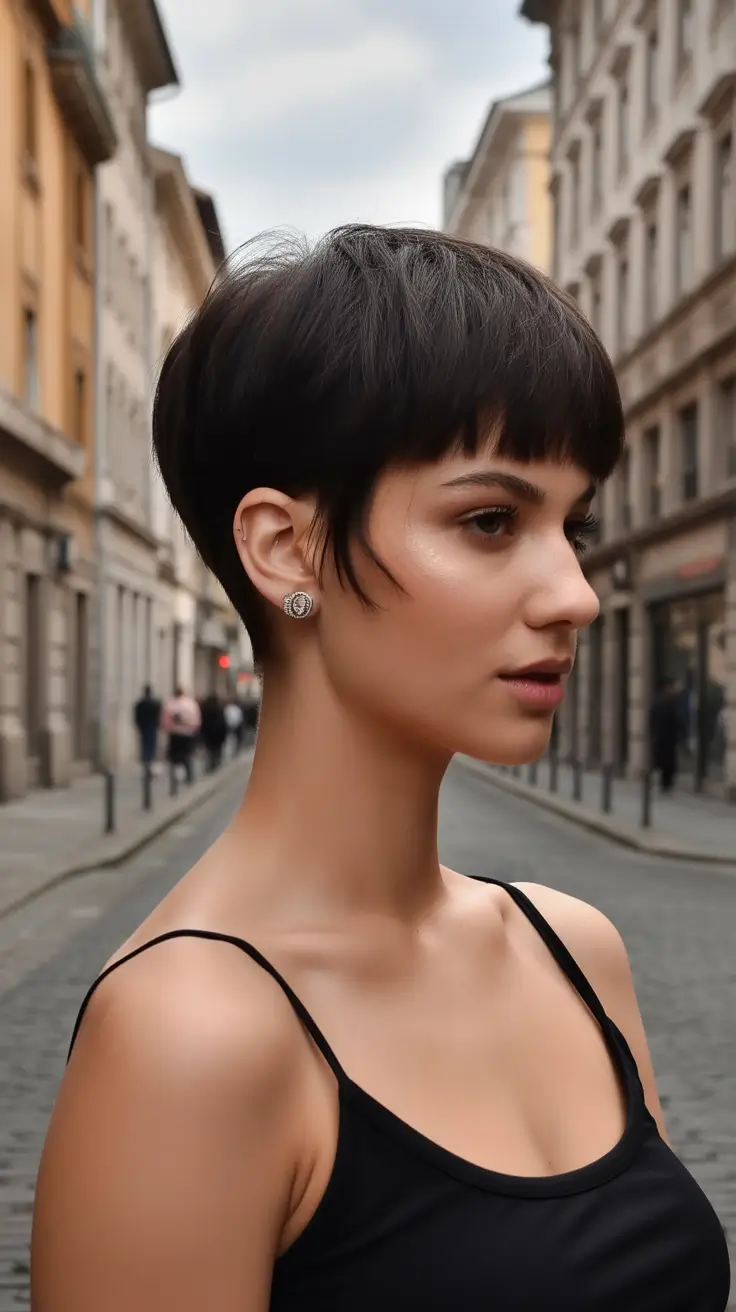 Audrey-Inspired Street Pixie