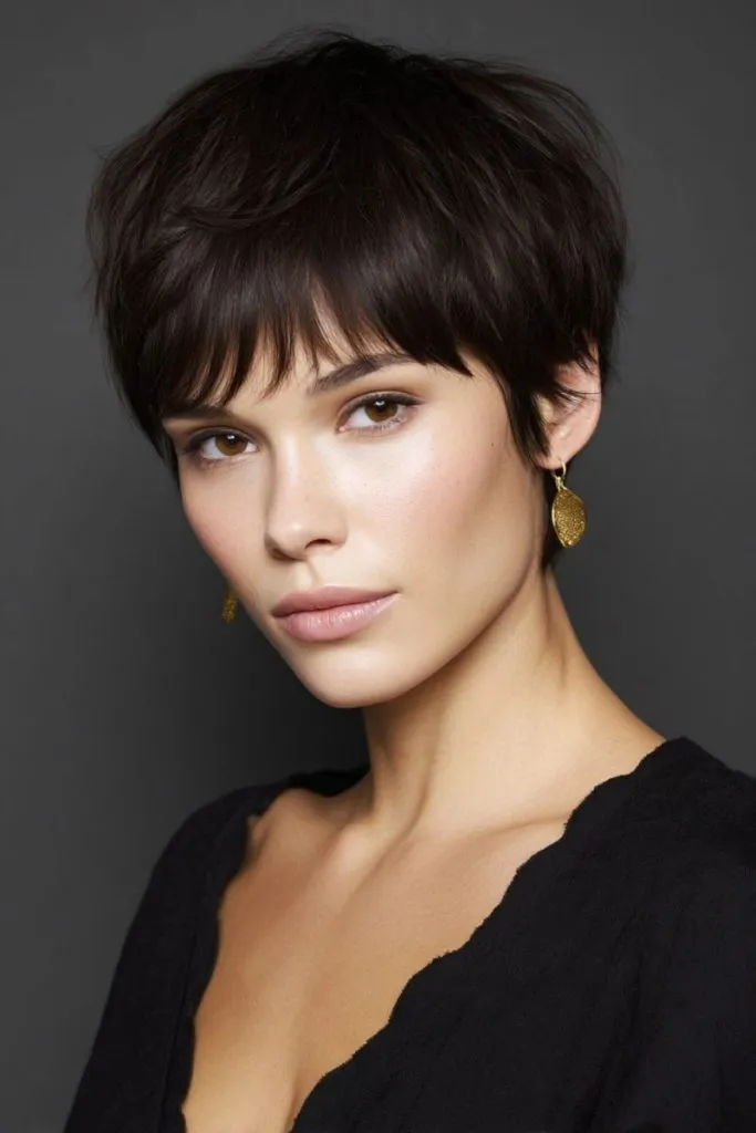 Bangs Wispy Pixie Cut