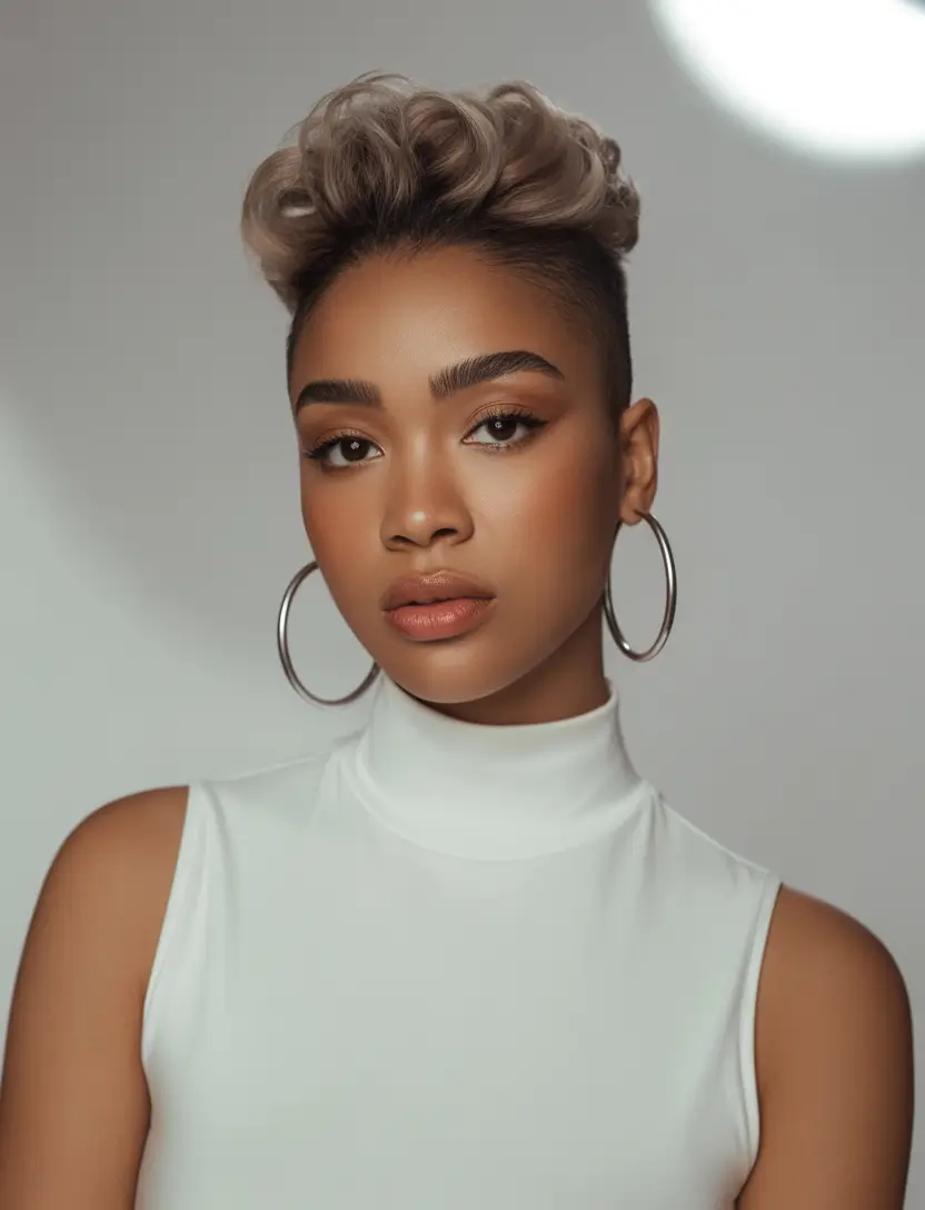 Carved Curls with Champagne Dimension