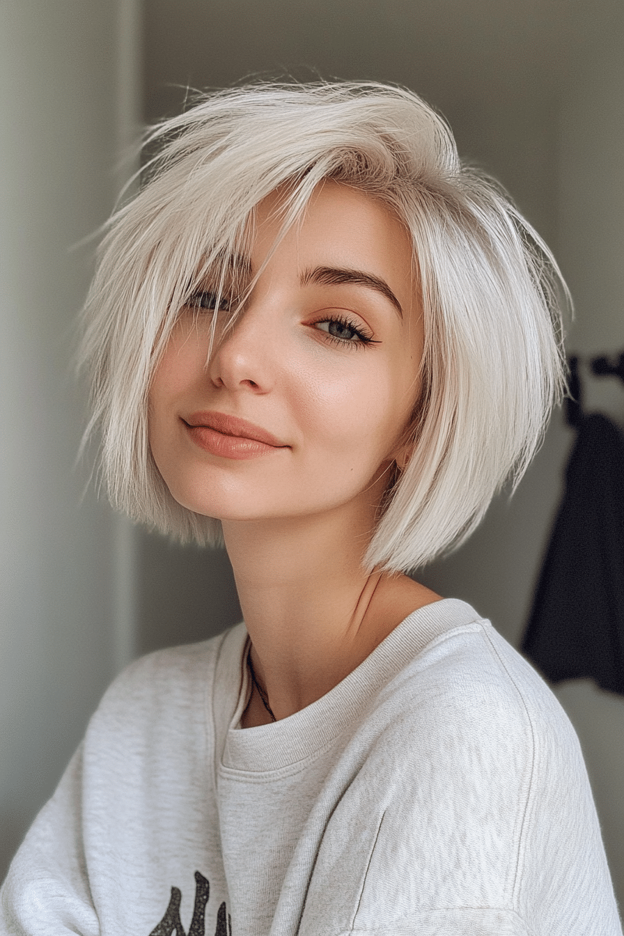 Choppy Pixie Bob in Icy Platinum