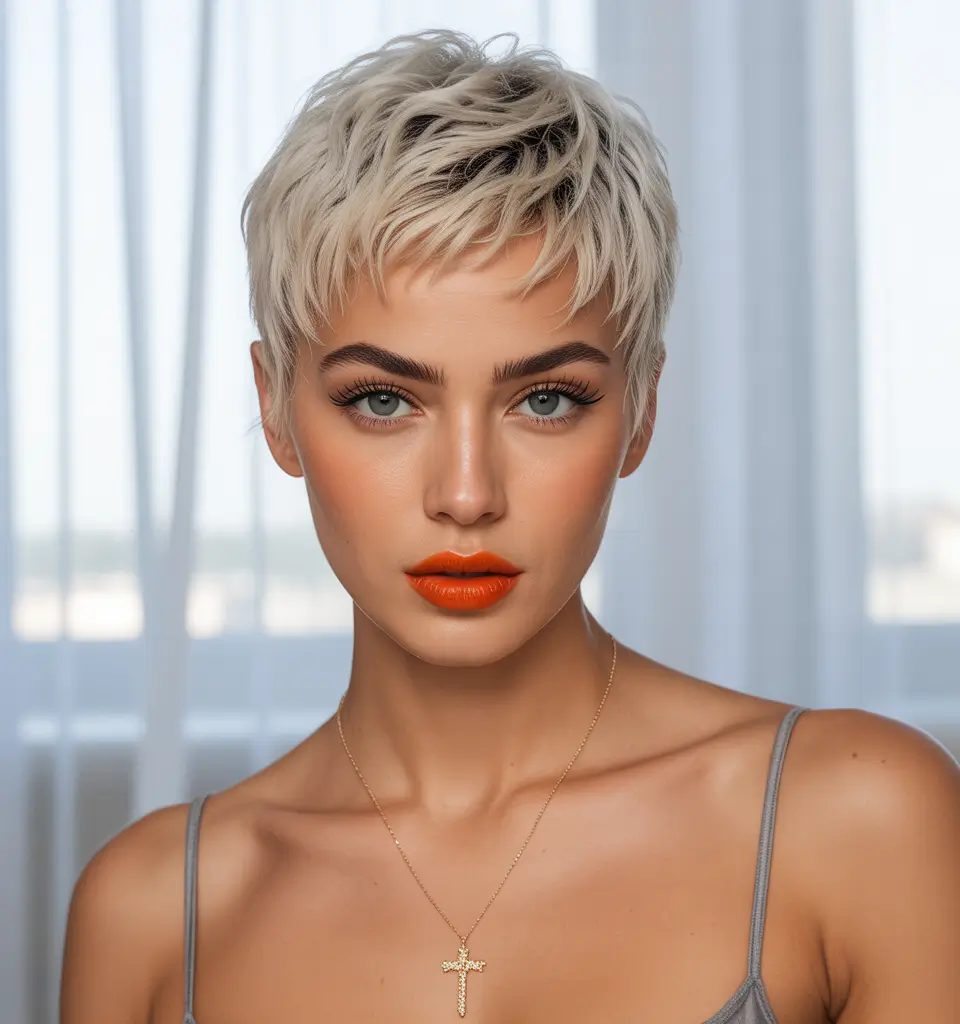 Frosted and Fierce: A Platinum Moment With Edge