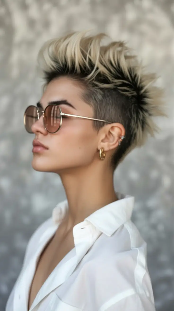 Frosted Spiked Undercut