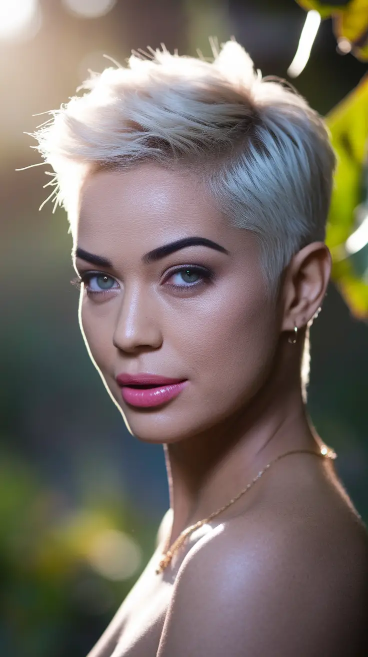 Icy Blonde Elegance for Minimalist Chic