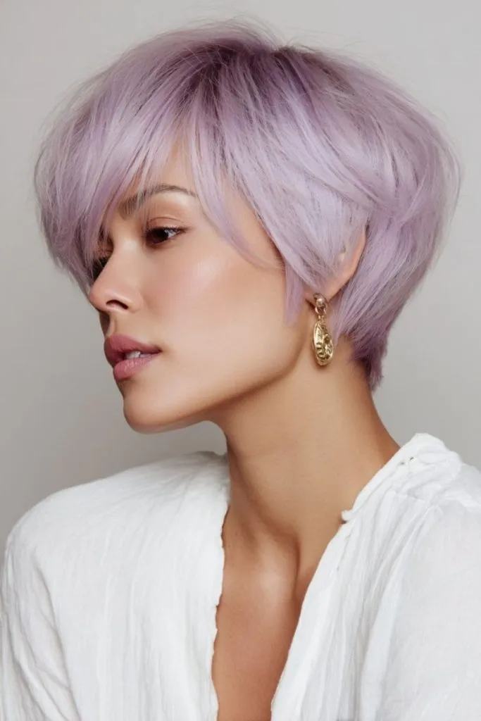 Lilac Gorgeous Inverted Long Pixie Bob