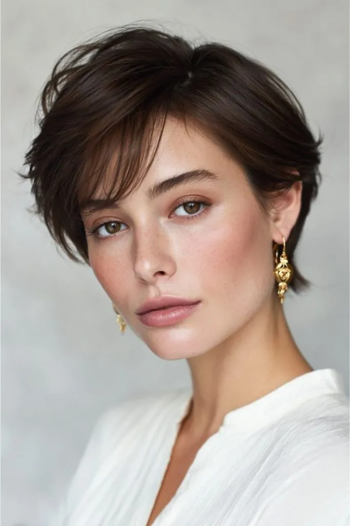 Long Pixie Blowout Style