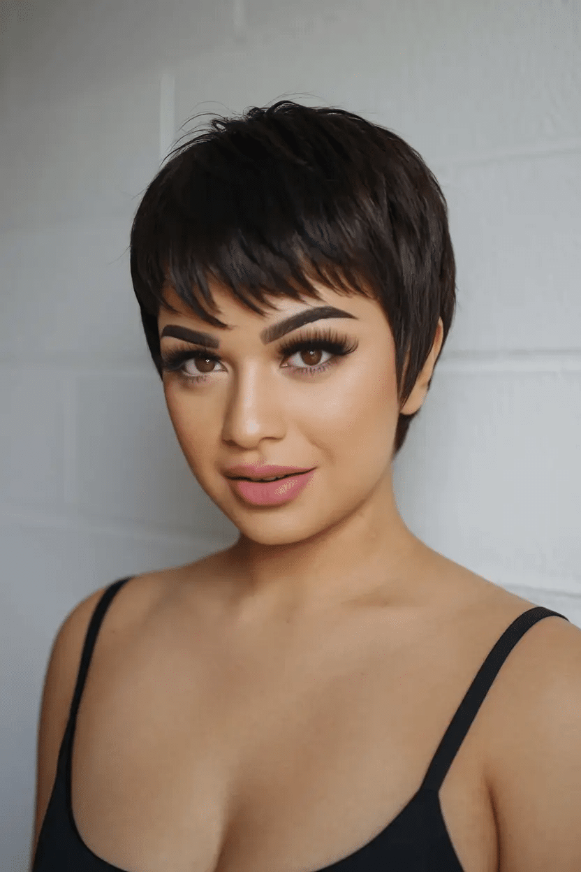 Polished Pixie with Fringe Detail