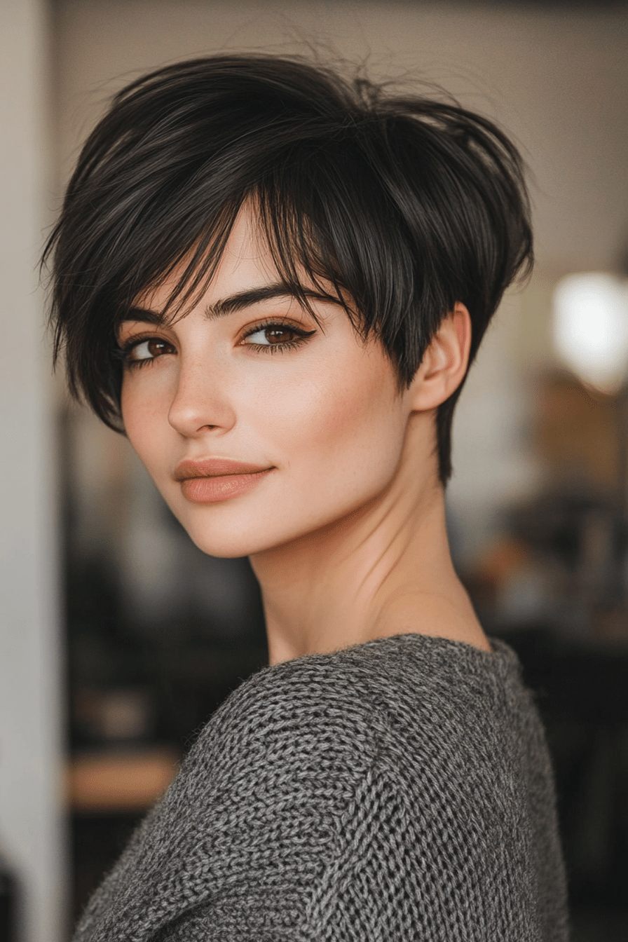 Sculpted Pixie Bob in Charcoal Gray