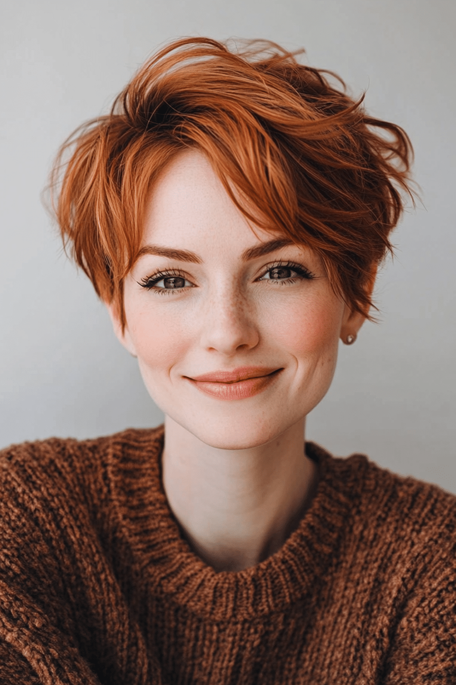 Shaggy Pixie Bob in Copper Spice