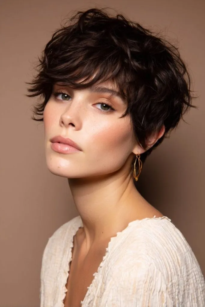 Shaggy Uneven Pixie Bob