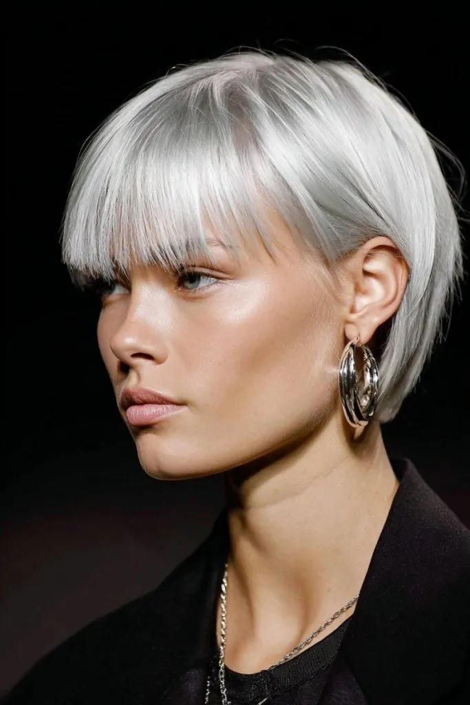 Silver Long Pixie Bob Style