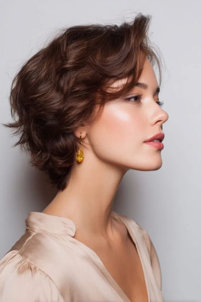 Soft Waves Elegant Long Pixie