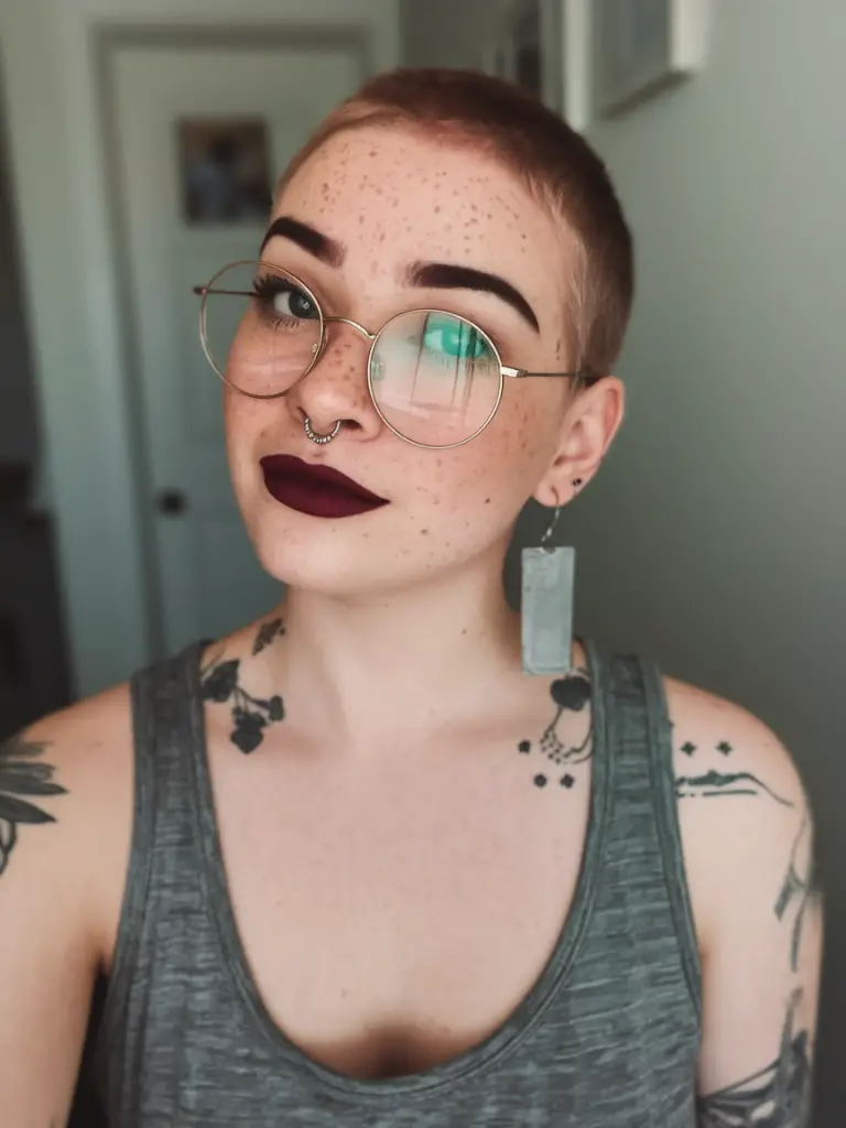 Softly Faded Buzz with a Casual Edge