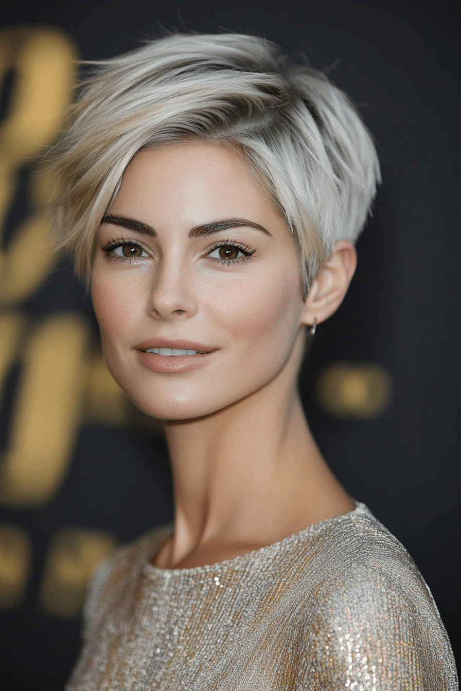 Textured Pixie Bob in Silver Pearl