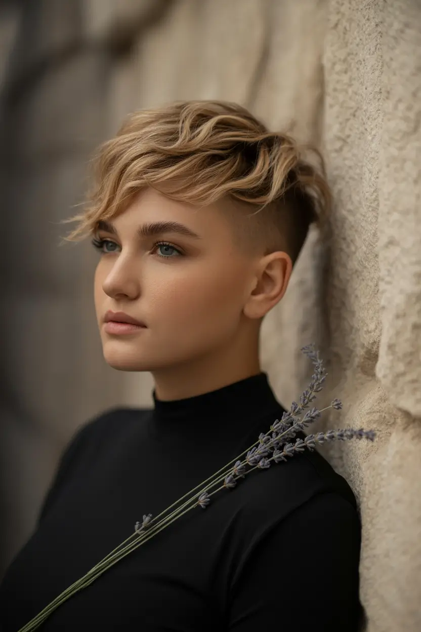 Undercut Elegance: Grit Meets Grace