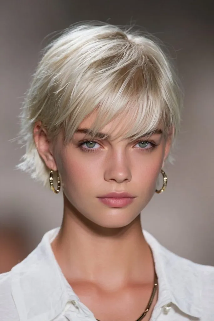 Wash and Wear Long Pixie