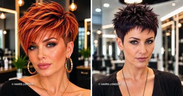 20-Textured-Pixie-Haircuts-with-Vivid-Color-Spiky-Crowns-and-Soft-Tapers