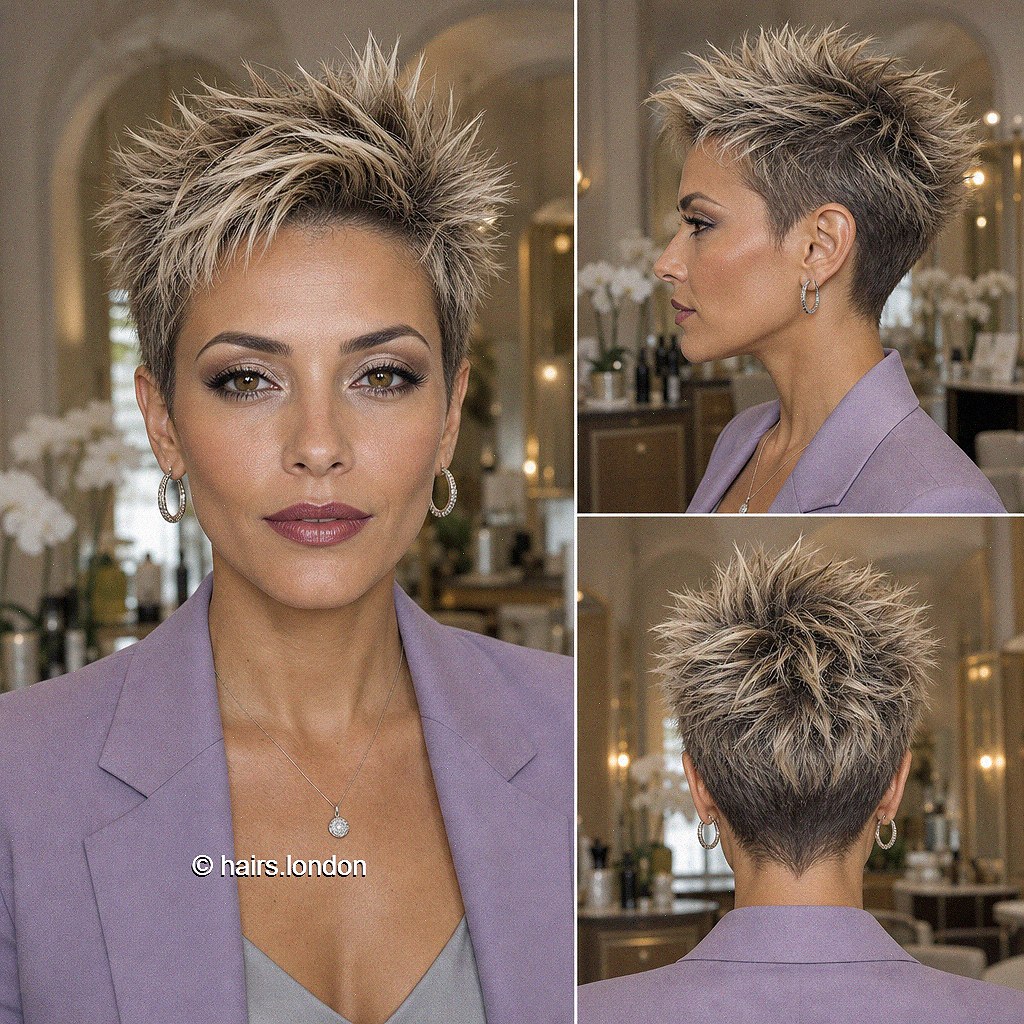 Ash Blonde Pixie