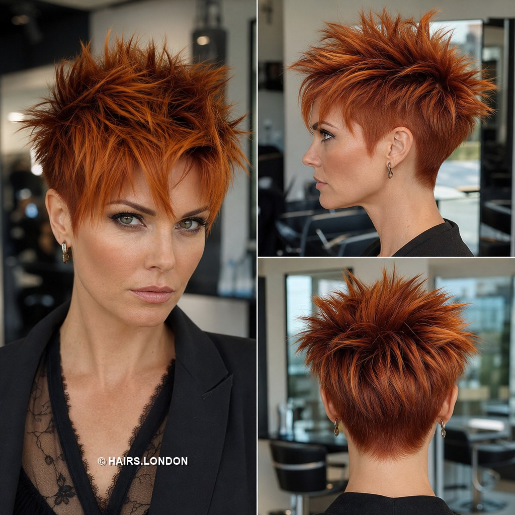 Auburn Pointed Pixie