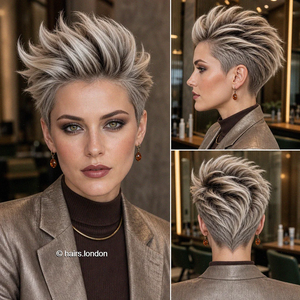 Champagne Sculpted Pixie