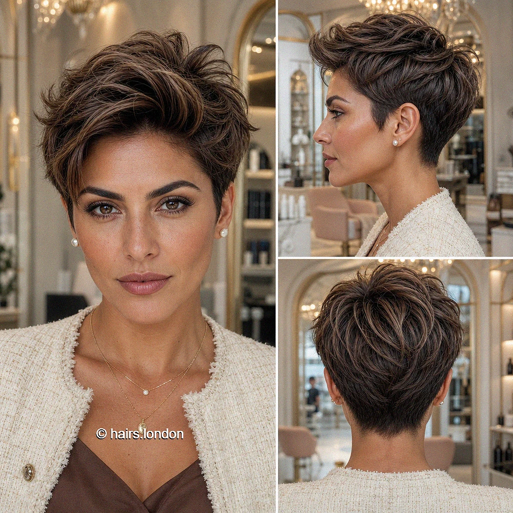 Champagne Spiky Pixie