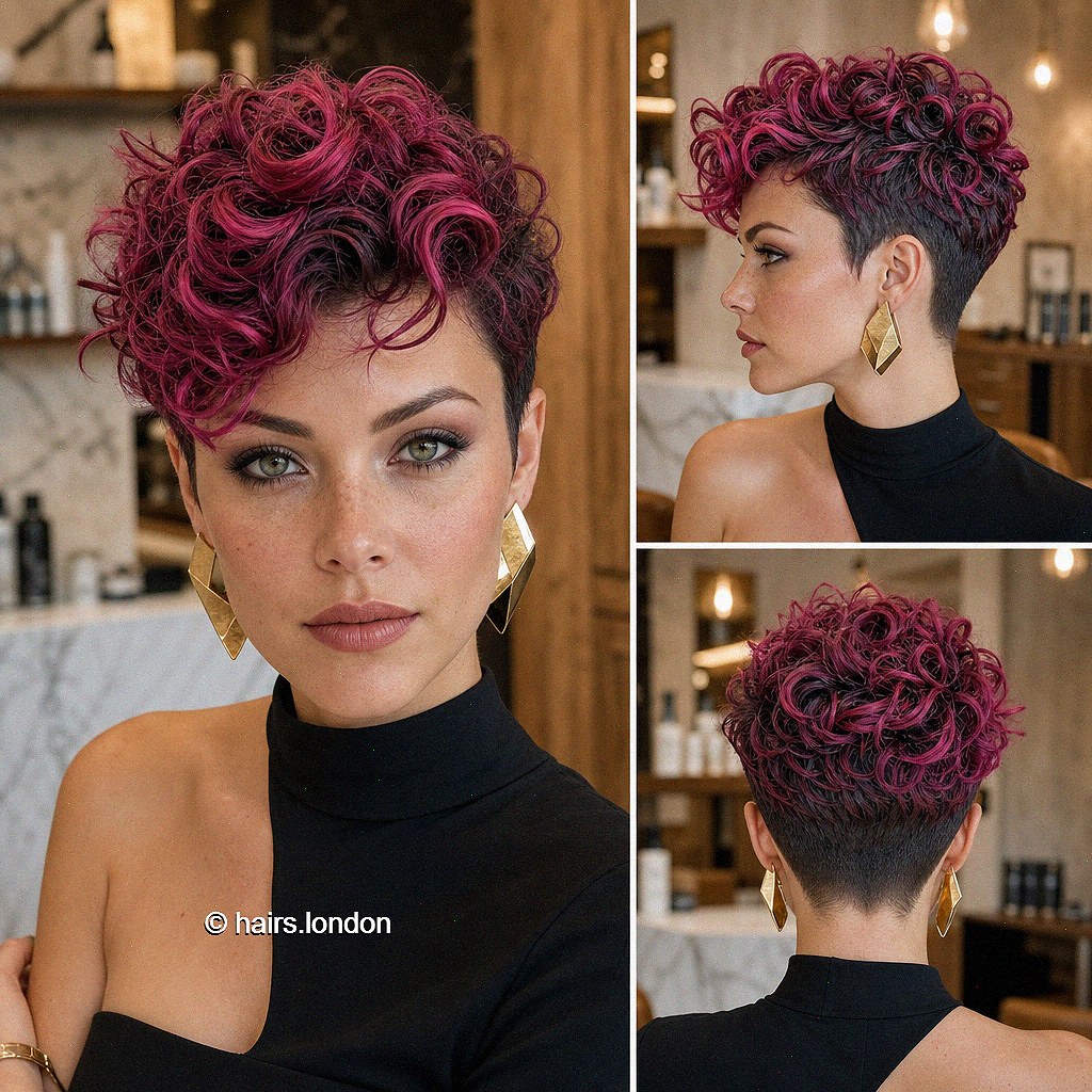 Cherry Curly Pixie