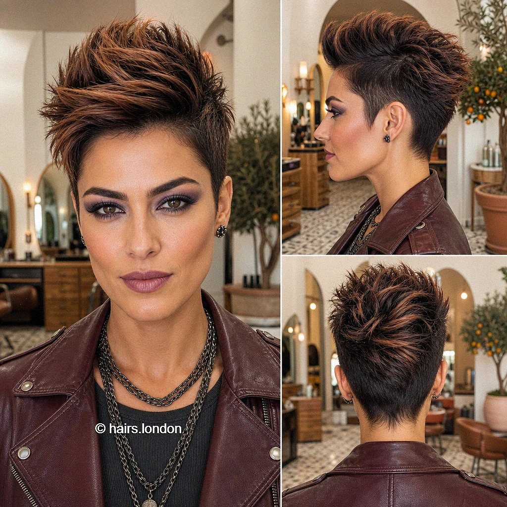 Chestnut Sculpted Pixie