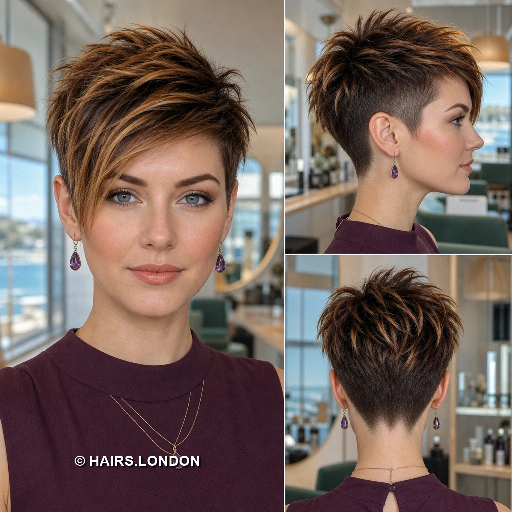 Chestnut Textured Pixie
